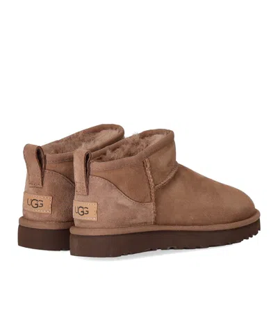 Ugg Classic Ultra Mini Rocky Oak Boot In Brown