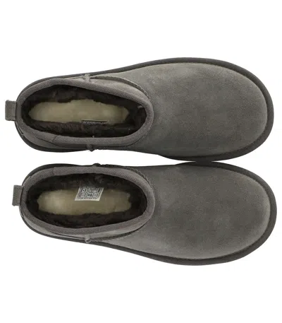 Ugg Classic Ultra Mini Platform Grey Boot In Gray