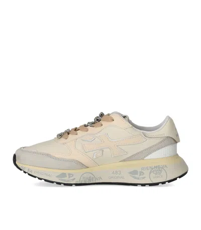Premiata Lauryn 7788k Leather Sneakers In Neutral