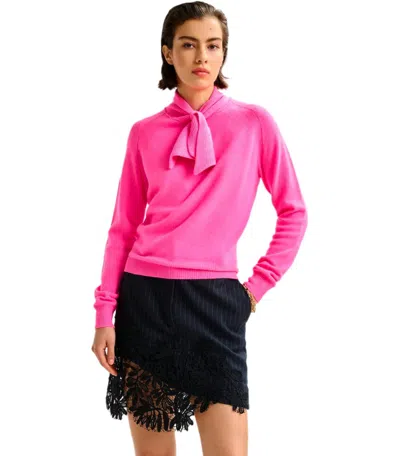 Essentiel Antwerp Invited Fuchsia Sweater In Pink