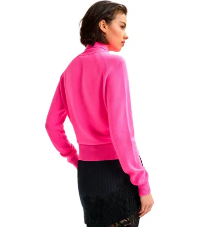 Essentiel Antwerp Invited Fuchsia Sweater In Pink