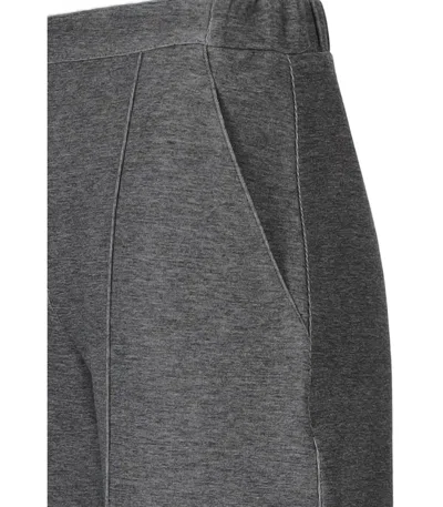 Mm Max Mara Bill Grey Pants In Gray