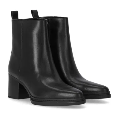 Michael Kors Lex Black Heeled Ankle Boot In Black