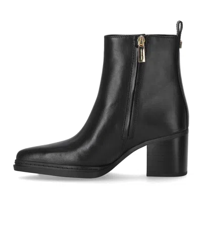 Michael Kors Lex Black Heeled Ankle Boot In Black