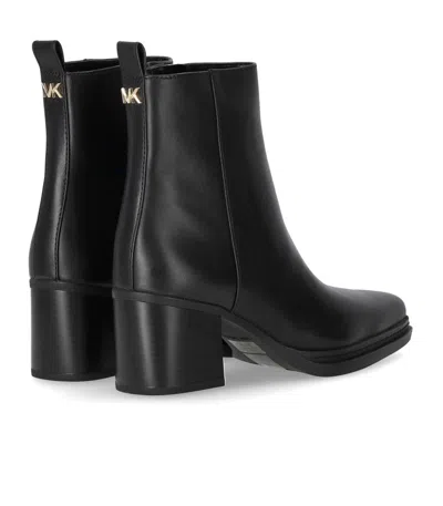 Michael Kors Lex Black Heeled Ankle Boot In Black