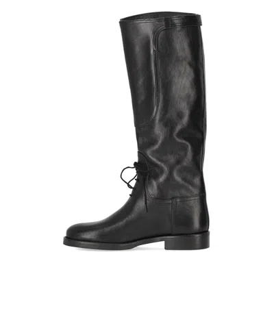 Max Mara Weekend Visby Black Boot In Black