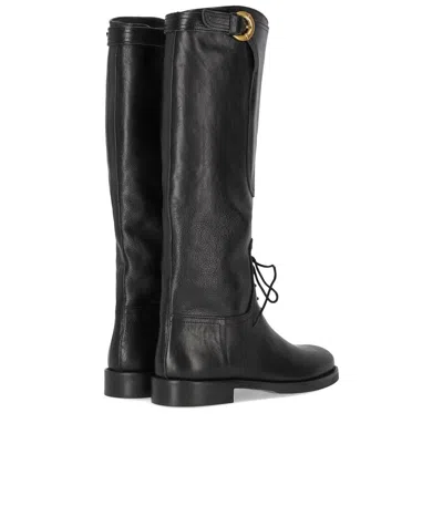Max Mara Weekend Visby Black Boot In Black