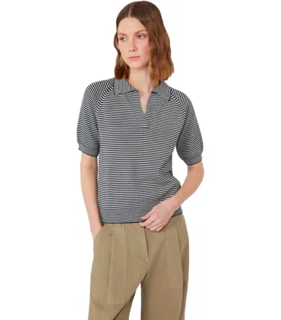 Max Mara Weekend Junior Blue Poloshirt In Multi