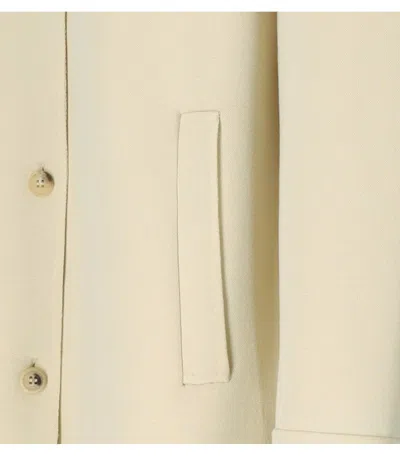 Mm Max Mara Emblema Butter Jacket In Neutral