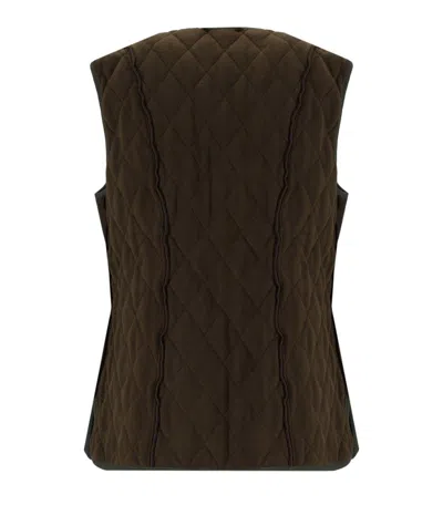 Barbour Green Betty Fleece Liner In Green