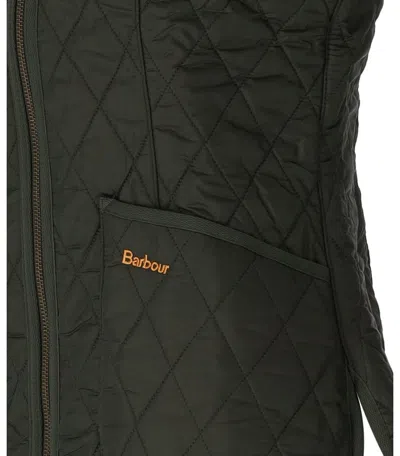 Barbour Green Betty Fleece Liner In Green