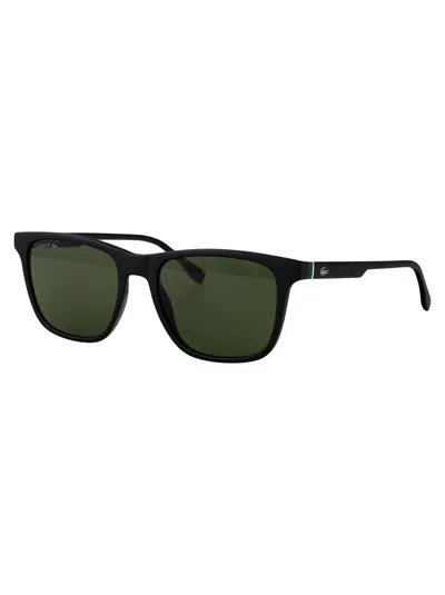 Lacoste Rectangular Sunglasses L6041 S 2 In Green
