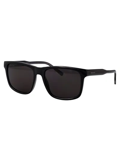 Lacoste Rectangular Sunglasses L6025 S 1 In Black