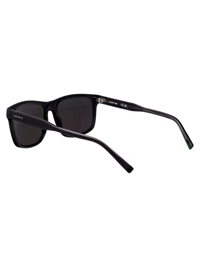 Lacoste Rectangular Sunglasses L6025 S 1 In Black