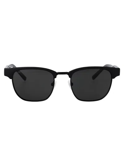 Lacoste Rectangular Sunglasses L266 S 2 In Black