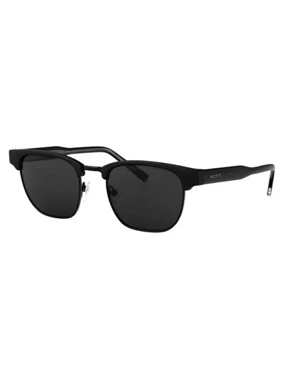 Lacoste Rectangular Sunglasses L266 S 2 In Black