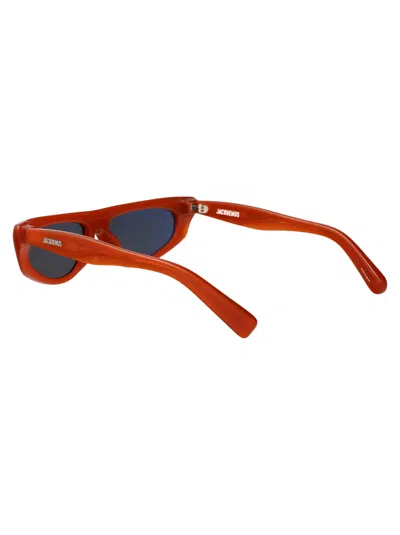 Jacquemus Squared Sunglasses Jac108 C3 Sun C3 In Burgundy