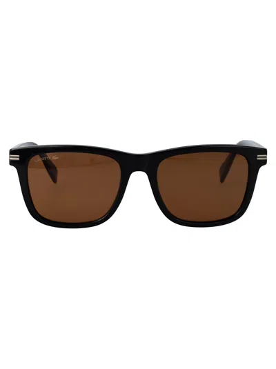 Lacoste The Line 54mm Rectangular Sunglasses In Black