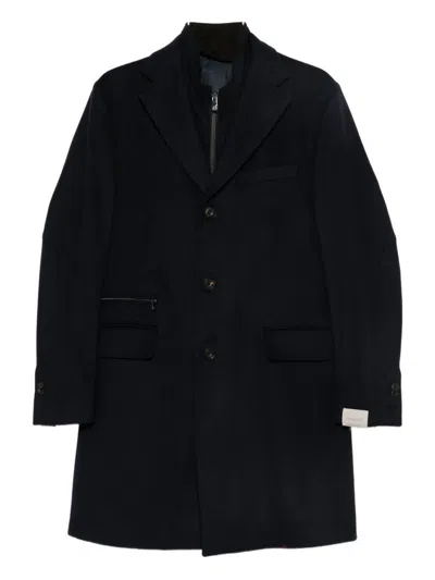 Corneliani Single-breasted Coat In Multi