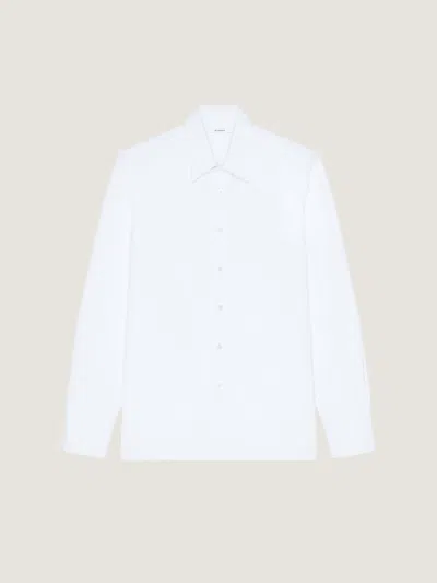 Givenchy Shirt In Poplin With Clapperboard Print In White