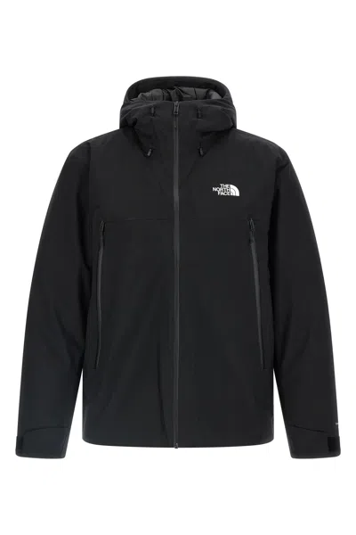 The North Face Mountain Range Hooded Down Jacket Nf0a88wdny R North Kx71 In Black