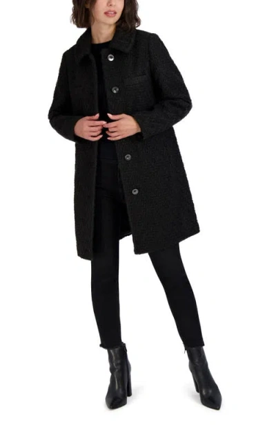 Laundry By Shelli Segal Chunky Knit Coat In Black