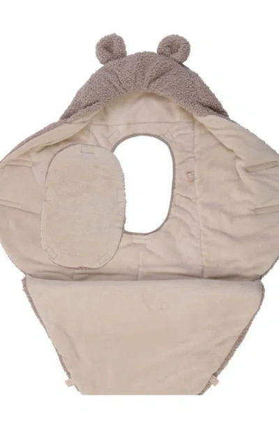 7 A.m. Enfant Nido Teddy Wrap Swaddle In Brown