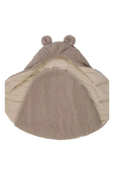 7 A.m. Enfant Nido Teddy Wrap Swaddle In Brown