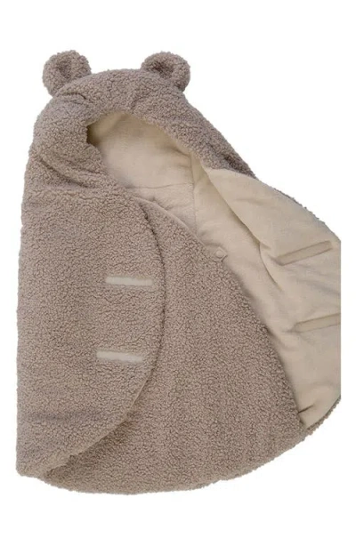 7 A.m. Enfant Nido Teddy Wrap Swaddle In Brown