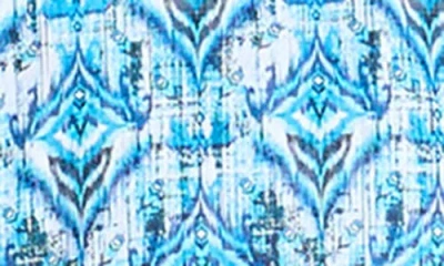 Robert Graham Enzo Geometric Print Button Up Shirt In Blue
