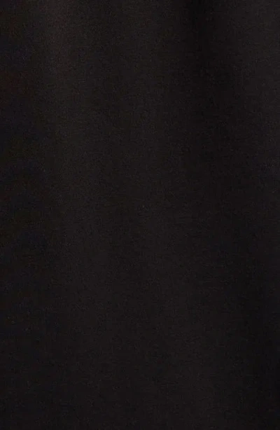 Vintage Havana Kids' Leopard Print Denim Trim Sweatpants In Black