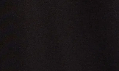 Vintage Havana Kids' Leopard Print Denim Trim Sweatpants In Black