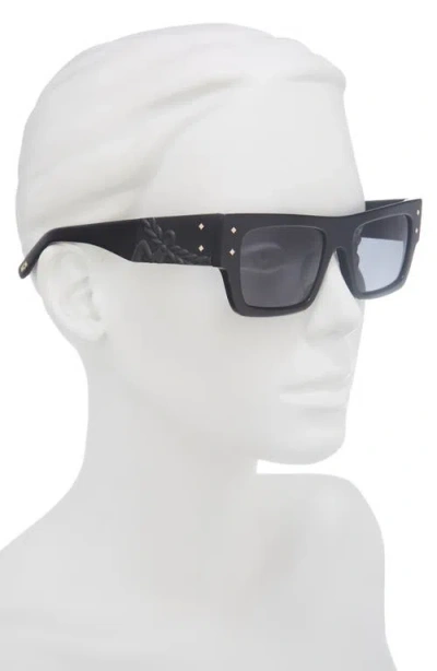Mcm Navigator 53mm Rectangular Sunglasses In Black
