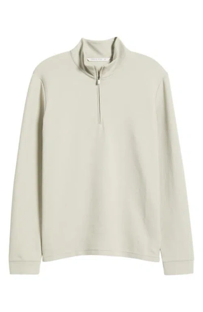 Free Fly Waffle Quarter Zip Pullover In Neutral