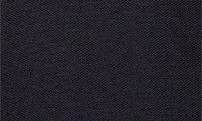 Thom Browne Bow Neck Long Sleeve Virign Wool Dress In Blue