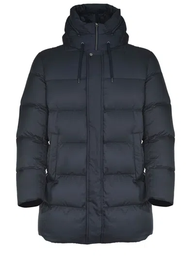 Herno Down Jacket In Blue