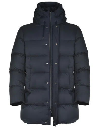 Herno Down Jacket In Blue