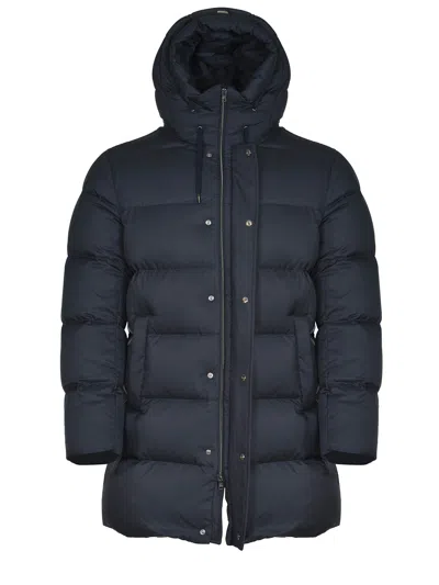 Herno Down Jacket In Blue