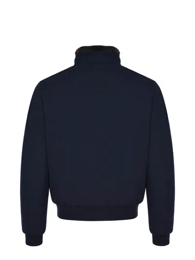 Moorer Bellati-mrw Wool Jacket In Blue