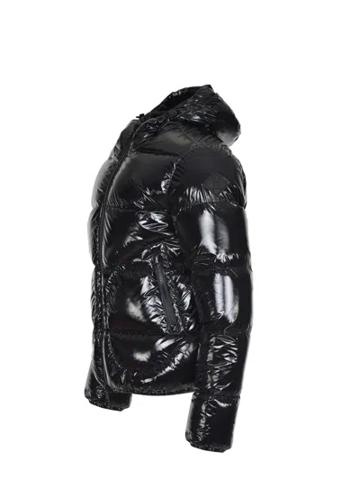 Herno Quilted Down Jacket With Double Zipper In Black