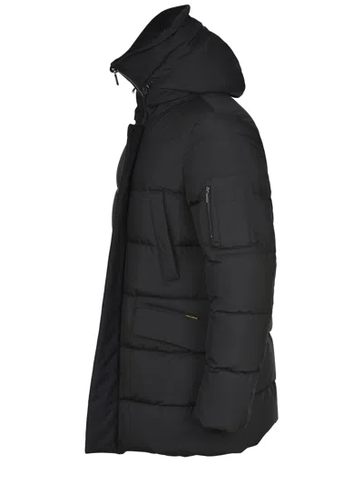 Moorer Man Puffer Black Size 40 Polyester In Black
