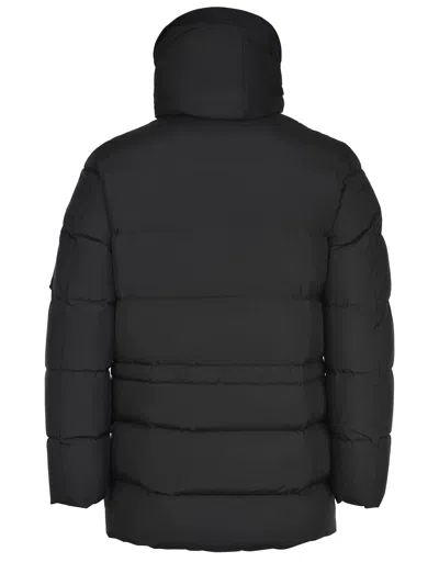 Moorer Man Puffer Black Size 40 Polyester In Black