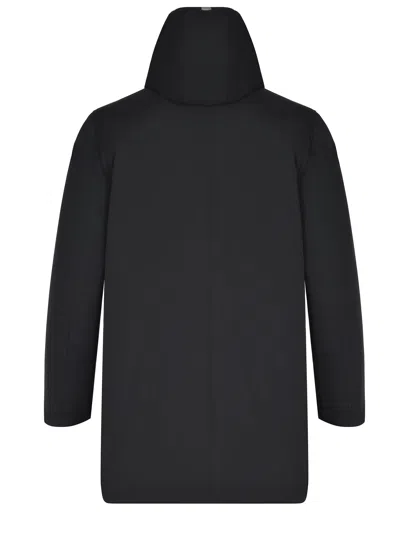 Herno Parka Made Of Polyester In Black