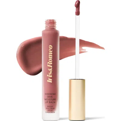 Iris & Romeo Weekend Skin Spf 30 Moisture Lip Balm Carob 0.22 Oz/6.5 G In Brown
