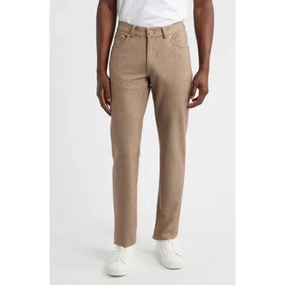 Brax Chuck Hi Flex Modern Fit Five-pocket Pants In Brown