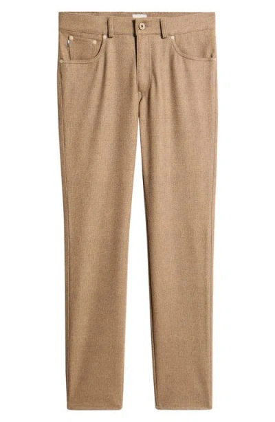 Brax Chuck Hi Flex Modern Fit Five-pocket Pants In Brown