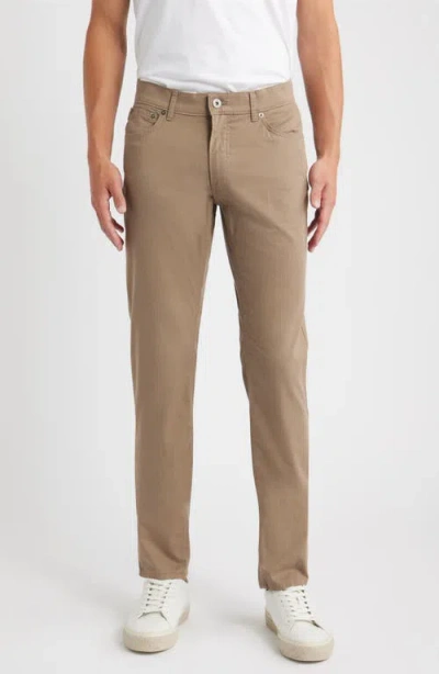 Brax Chuck Fusion Flex Modern Fit Five-pocket Pants In Brown
