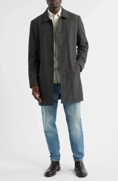 Rails Hockney Plaid Check Overcoat In Multi