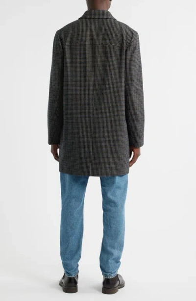 Rails Hockney Plaid Check Overcoat In Multi
