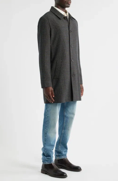 Rails Hockney Plaid Check Overcoat In Multi